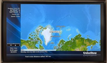 Heading towards the north pole!